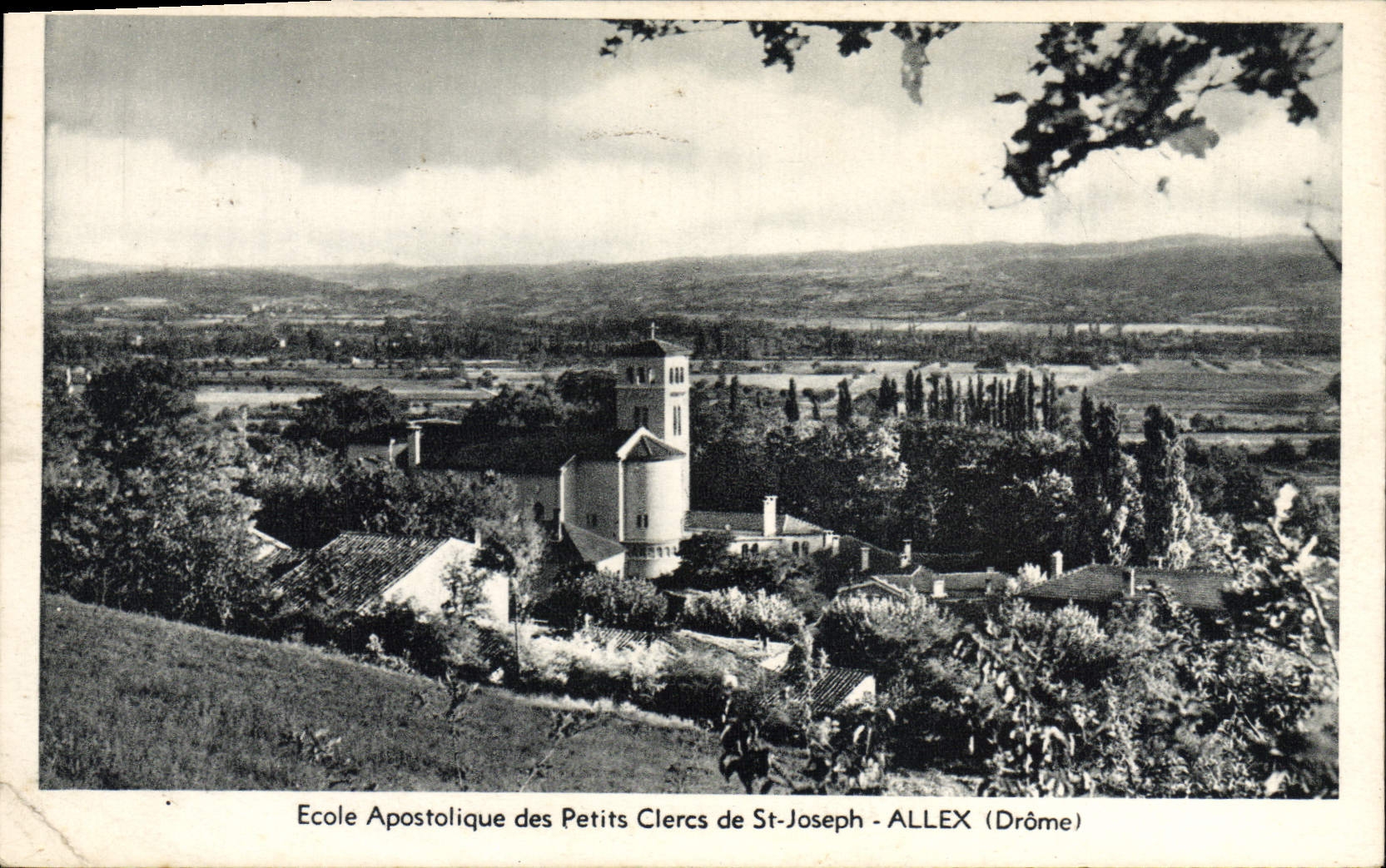 VINTAGE POSTCARD Apostolic School of the Junior clerks of St Joseph Alex