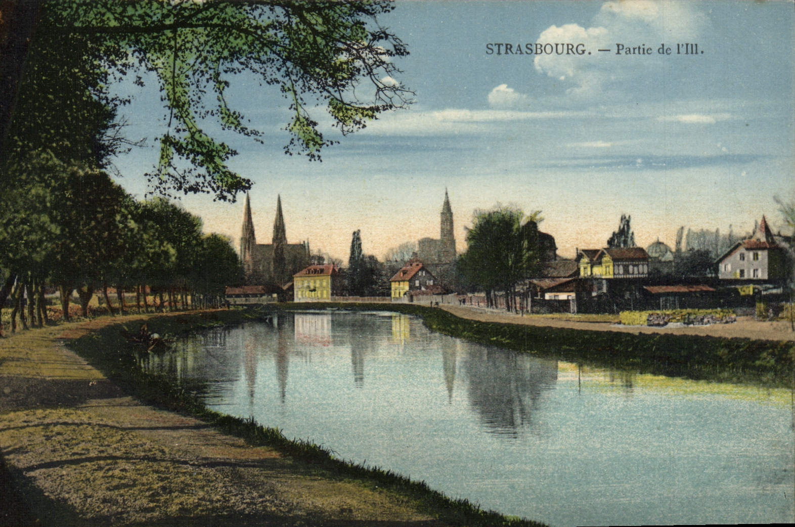 Enfermedad izquierda de Strassburg de la POSTAL de la VENDIMIA