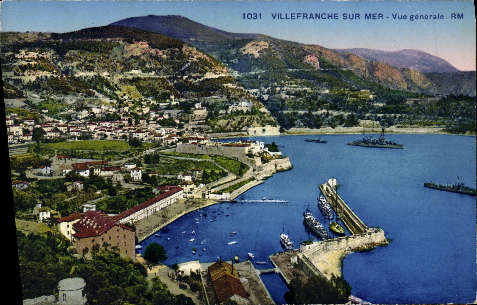 CPA Villefranche sur Mer Vue Generale