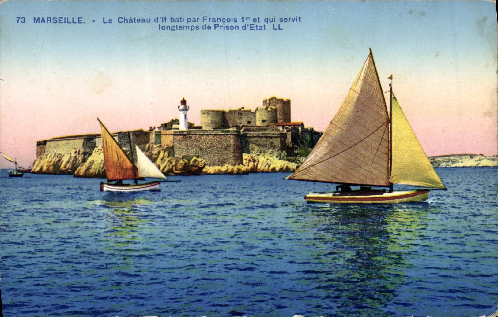 CPA Merseille Le Chateau d'If bati par Francois 1er