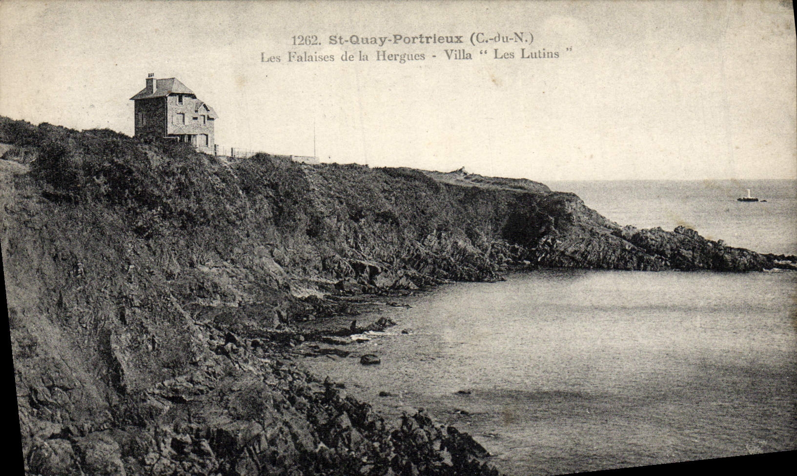CPA Saint Quay Portrieux Les Falaises de la Hergues Villa Les Lutins