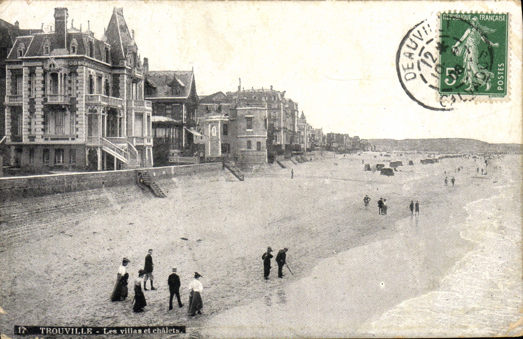 CPA Trouville Les Villas et Chateau