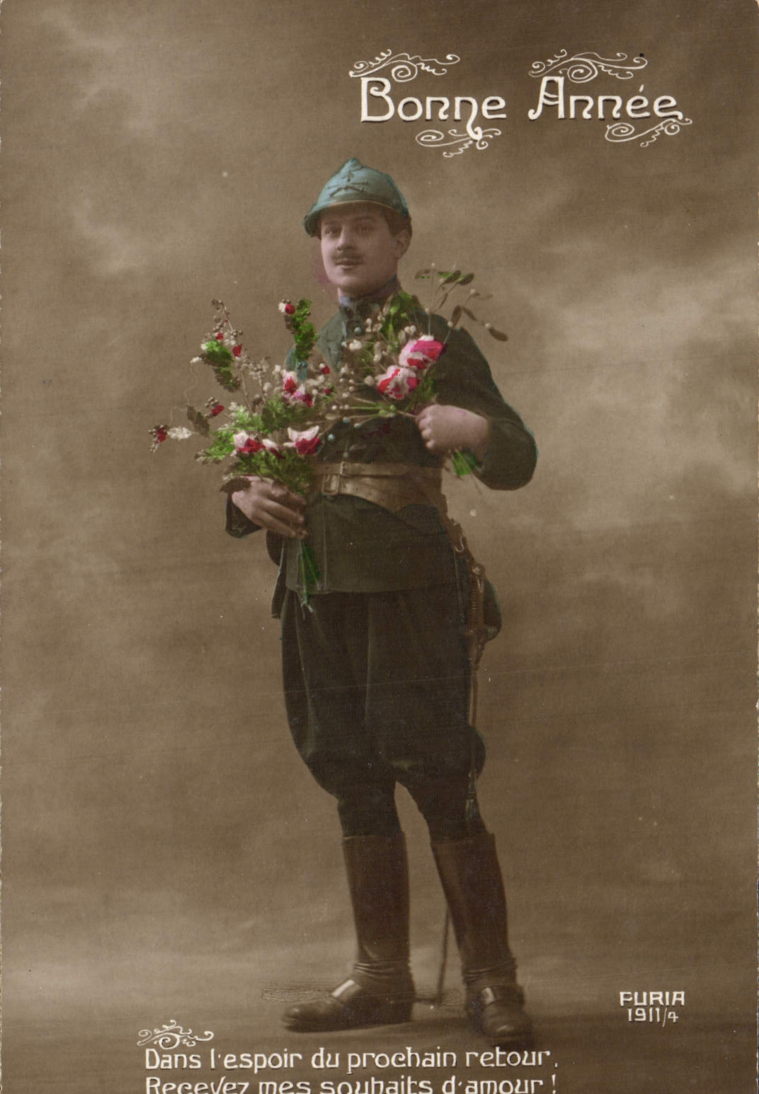 CPA Fantaisie Homme Soldat Militaria