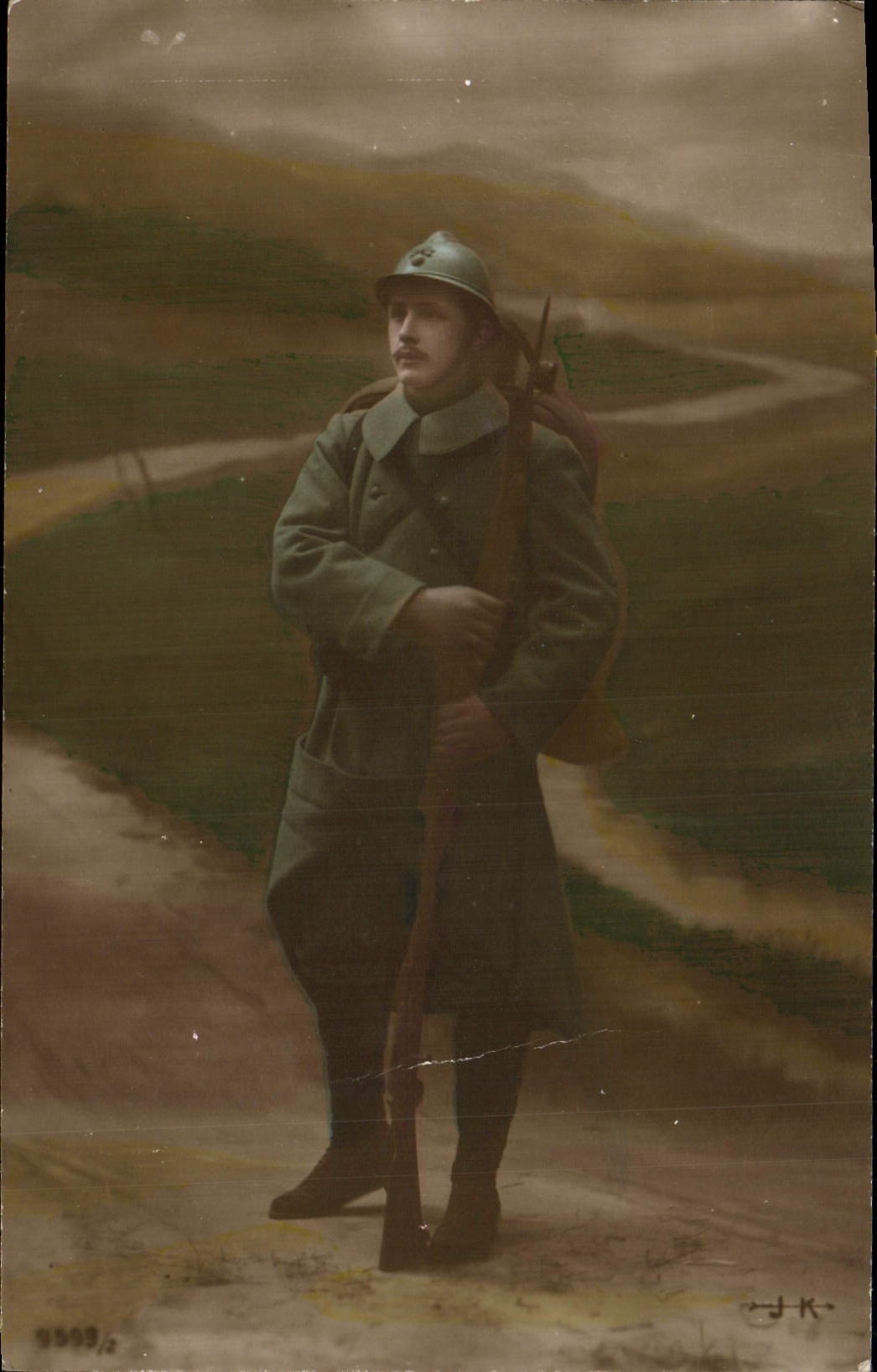 CPA Fantaisie Homme Soldat Militaria