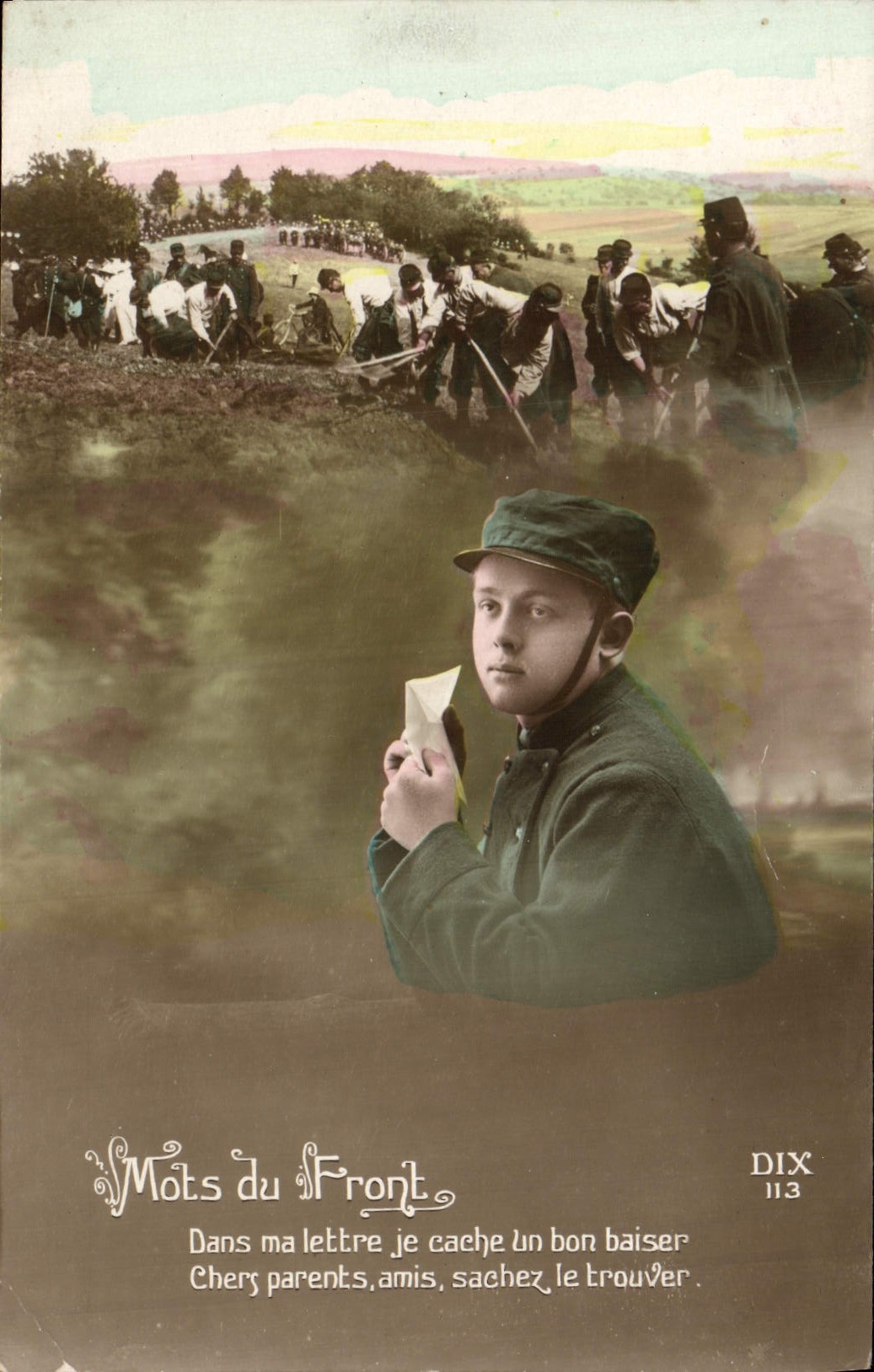 CPA Fantaisie Homme Soldat Militaria