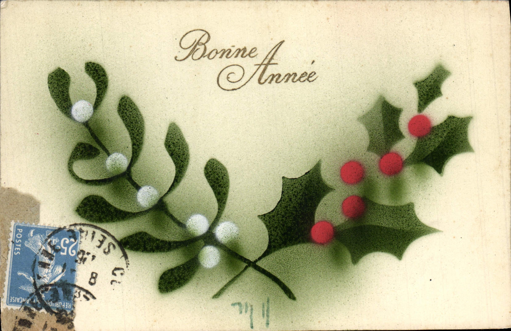 CPA Fantaisie Bonne Annee