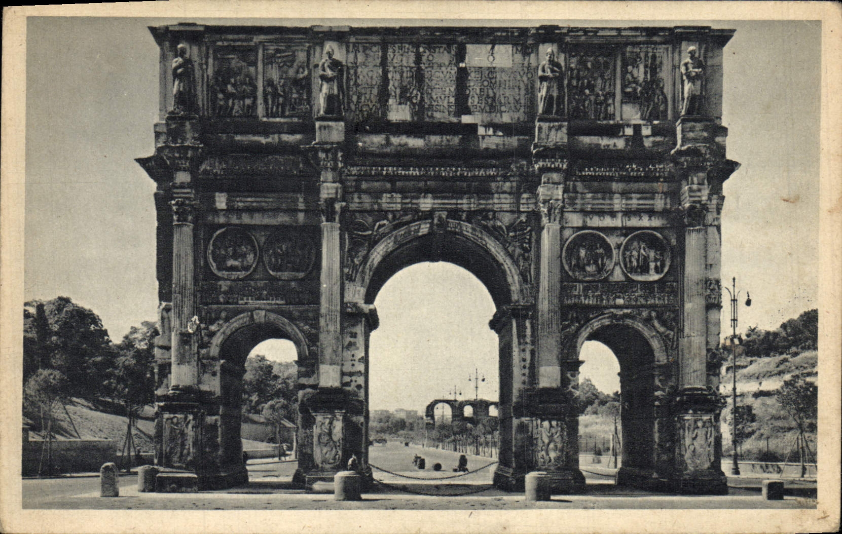 POSTAL Roma Arco di Constantino de la VENDIMIA