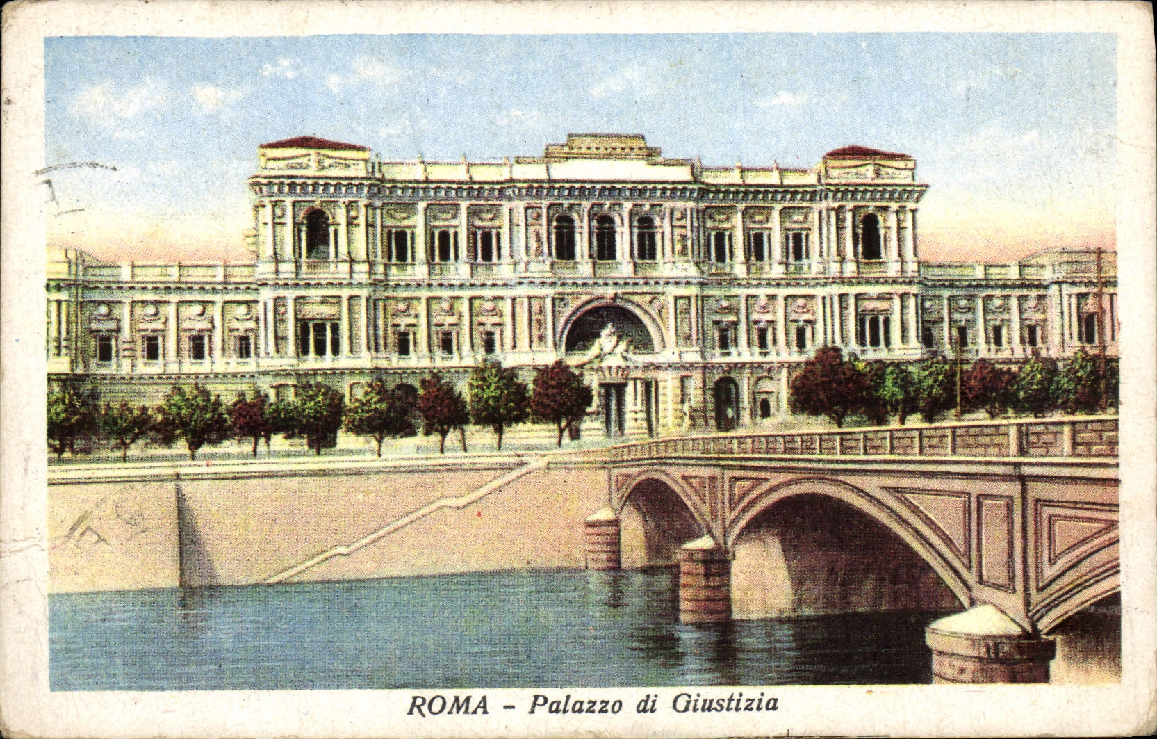 POSTAL Roma Palazzo di Giustizia de la VENDIMIA