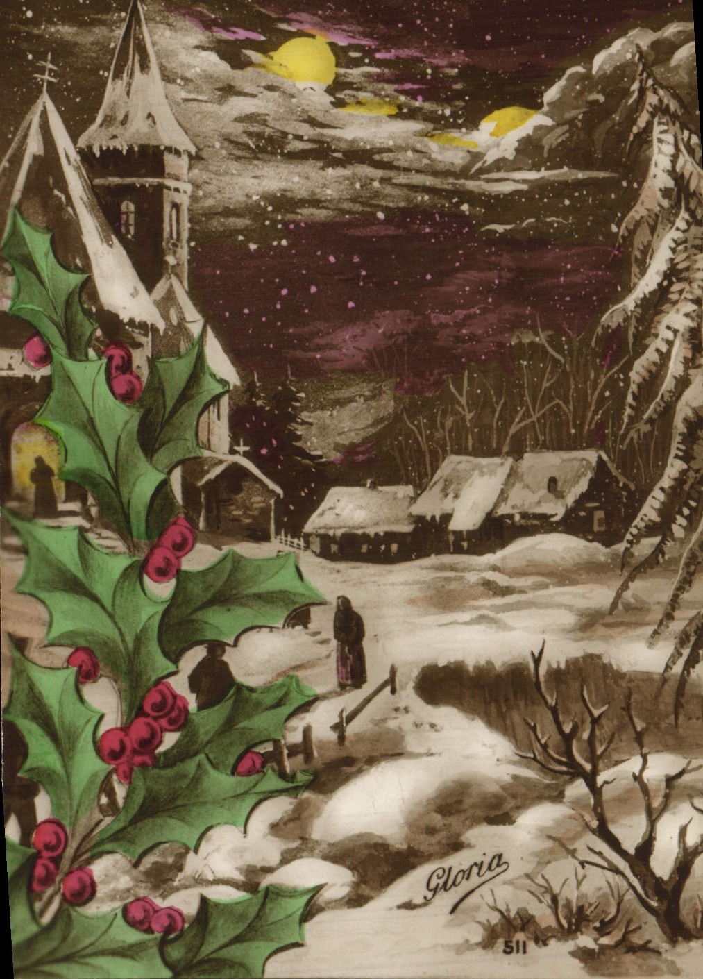 CPA Fantaisie Bonne annee