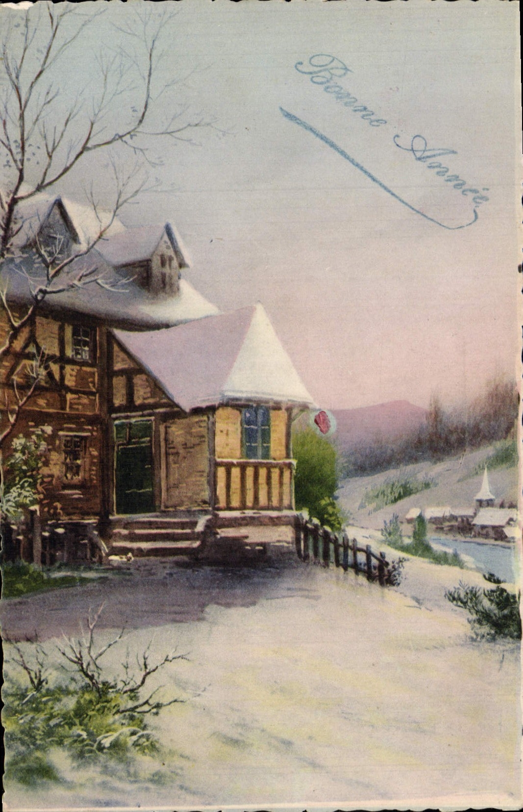 CPA Fantaisie Bonne Annee