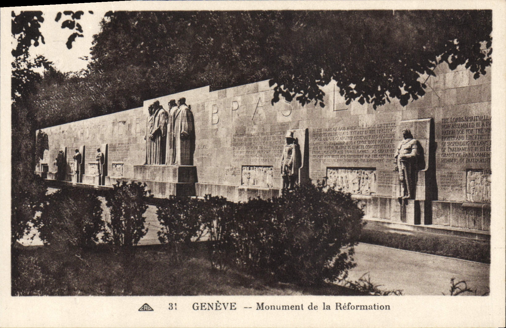 CPA Geneve Monument de la Reformation