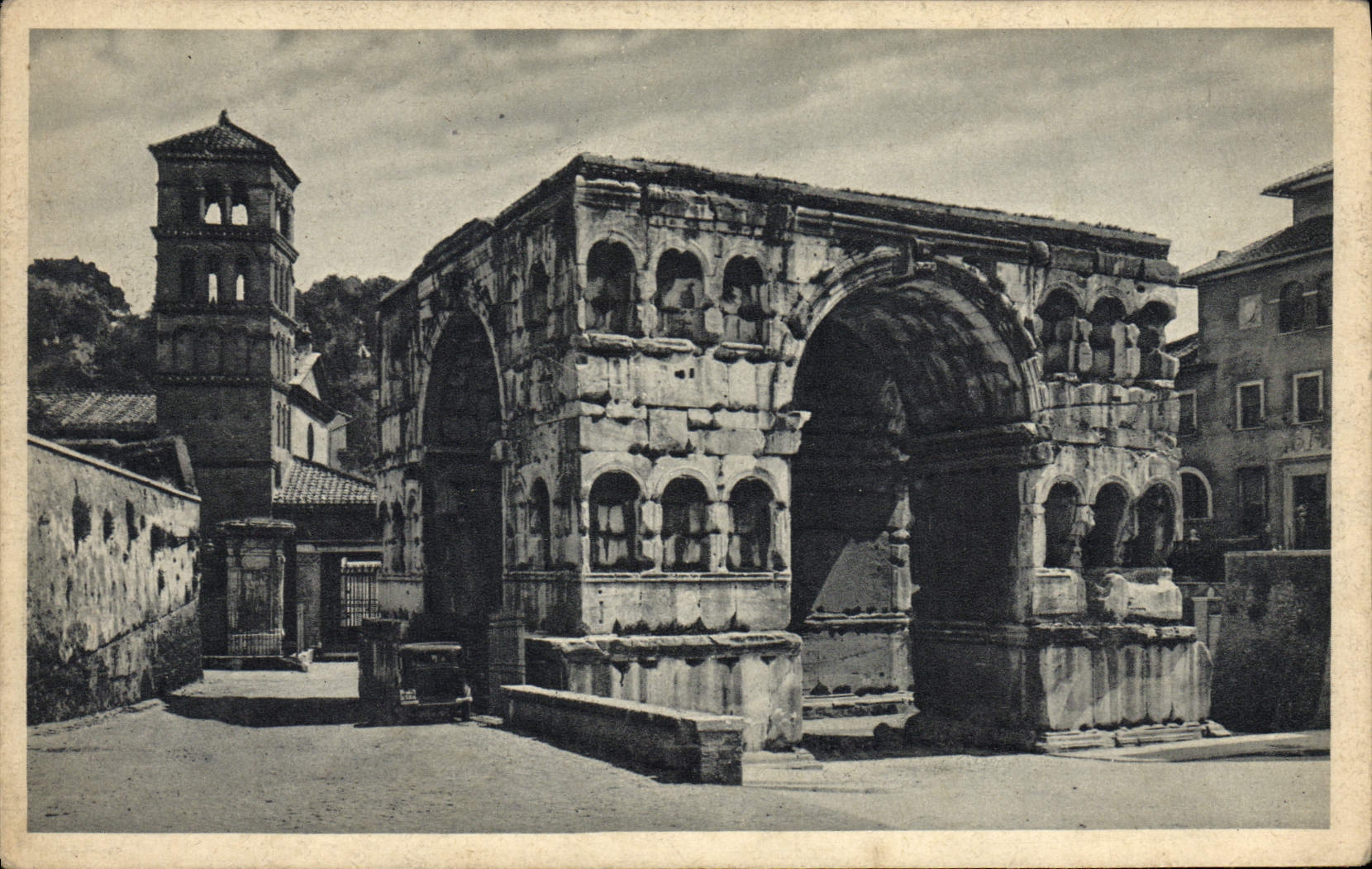 DLL Glano de Roma Arco de la POSTAL de la VENDIMIA