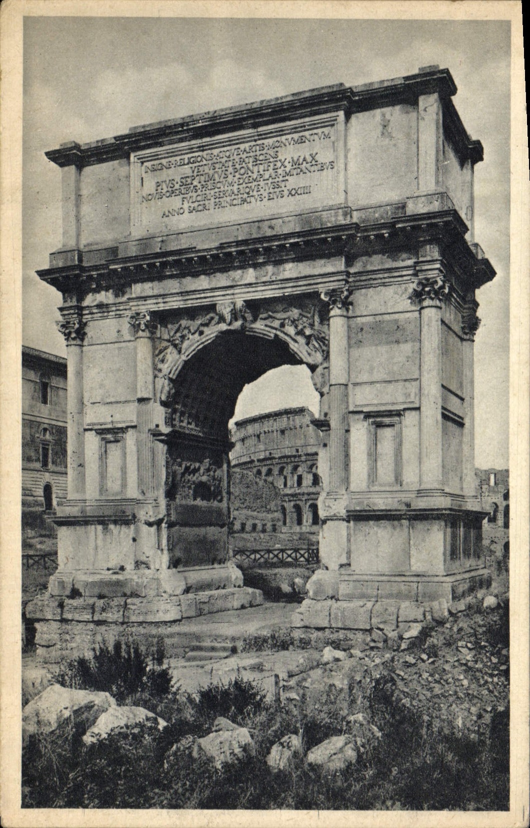 POSTAL Roma de la VENDIMIA