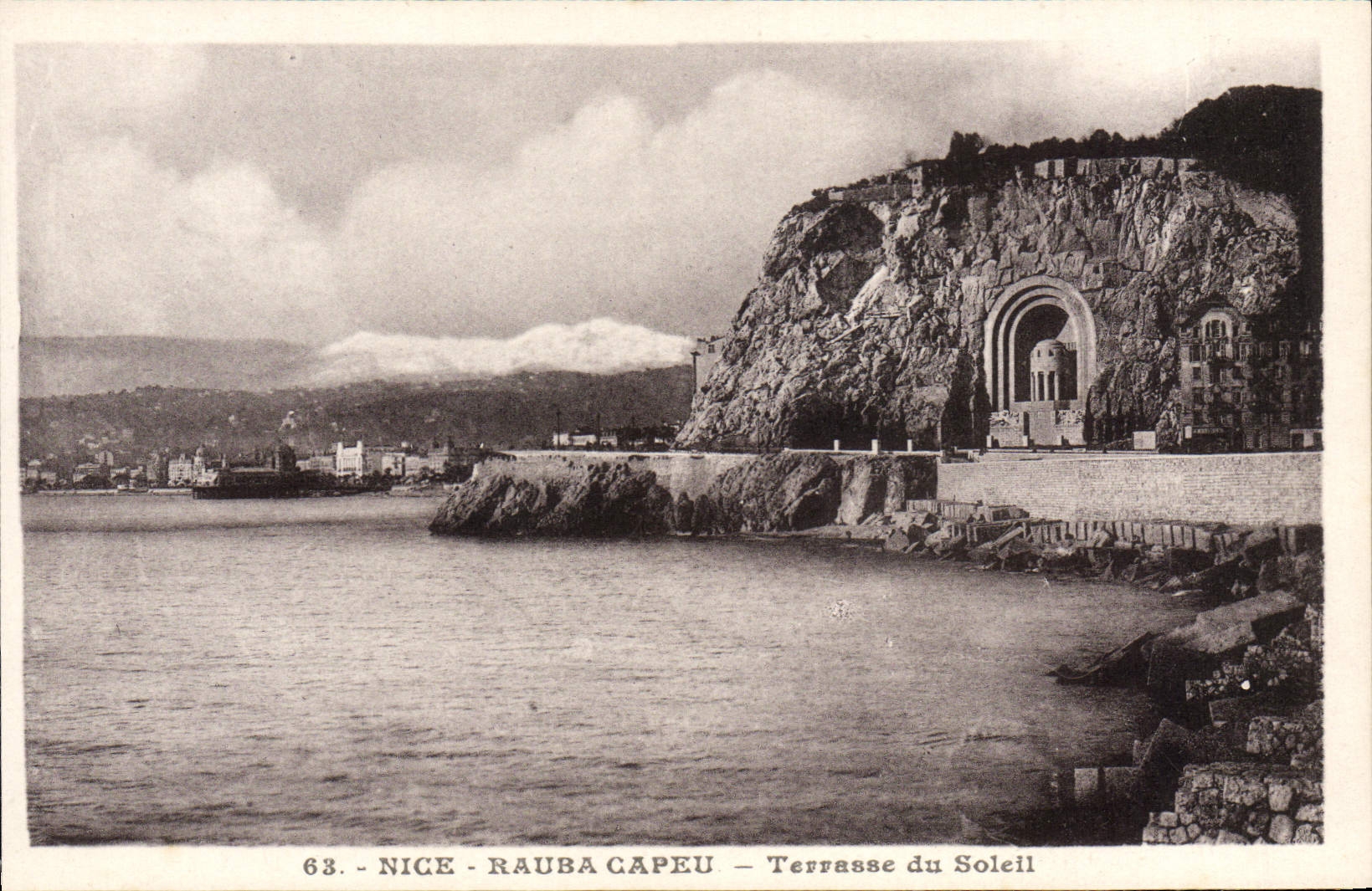 CPA Nice Rauba Capeu Terrasse du Soleil