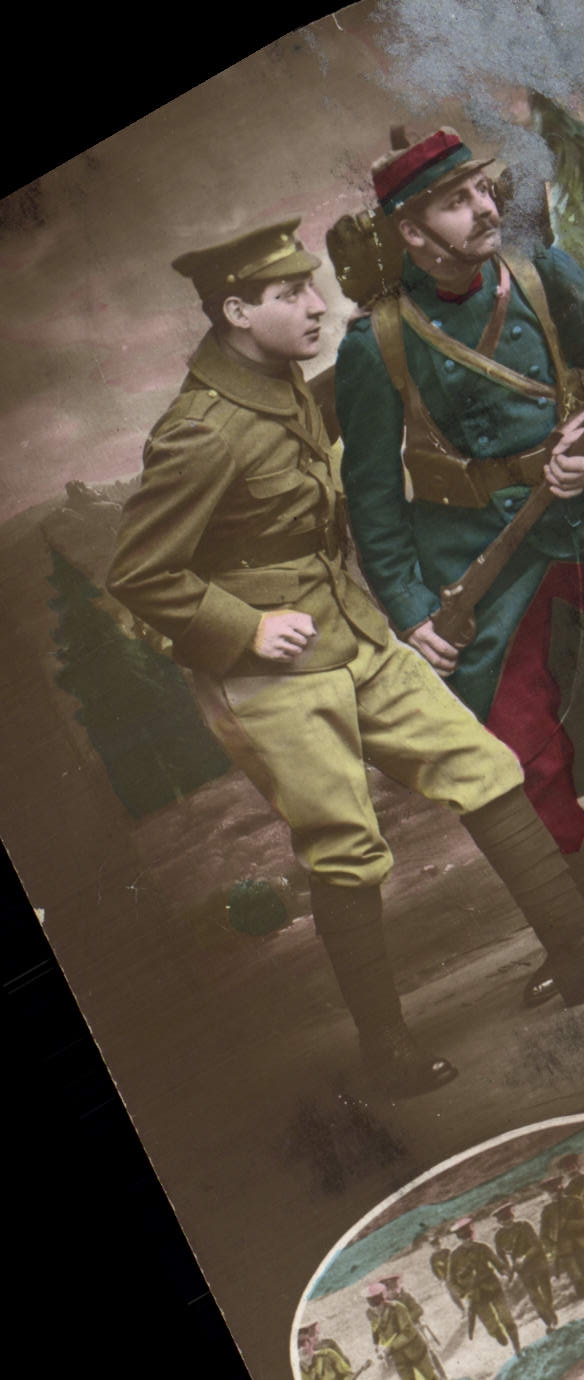 CPA Fantaisie Soldat Militaria