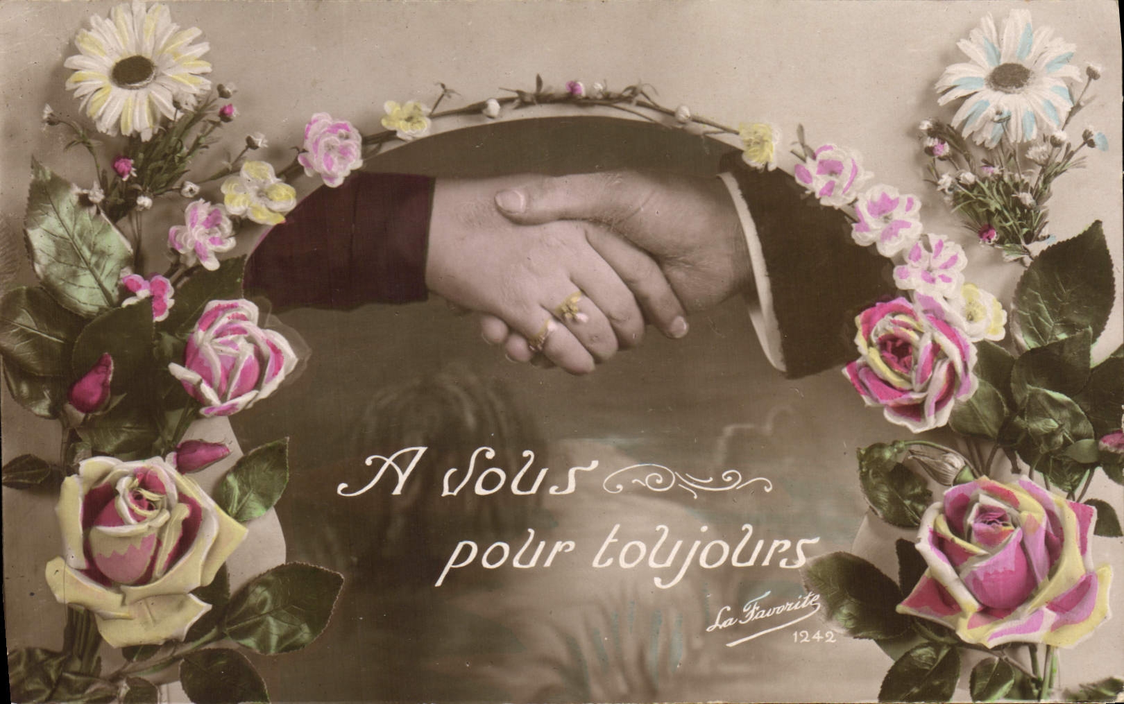 CPA Fantaisie Fleurs