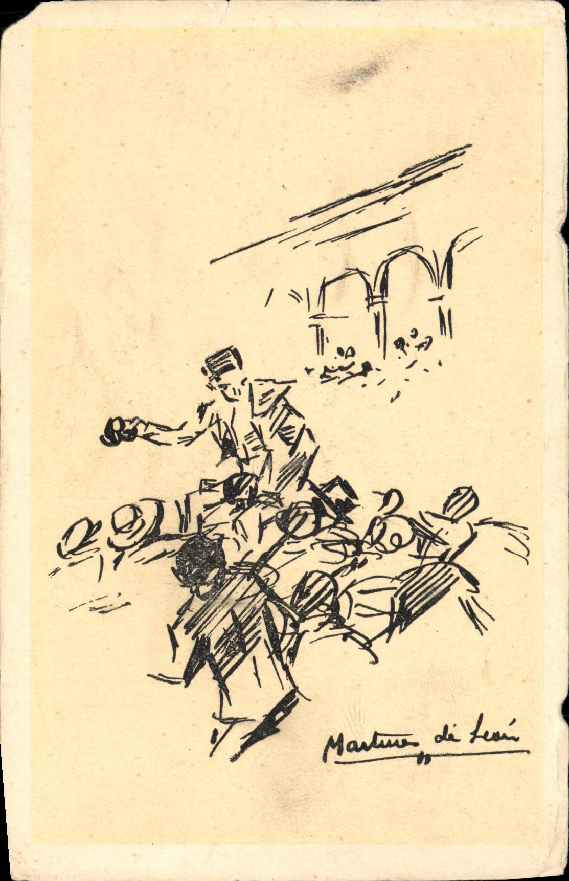 VINTAGE POSTCARD Fantasy In triunfo