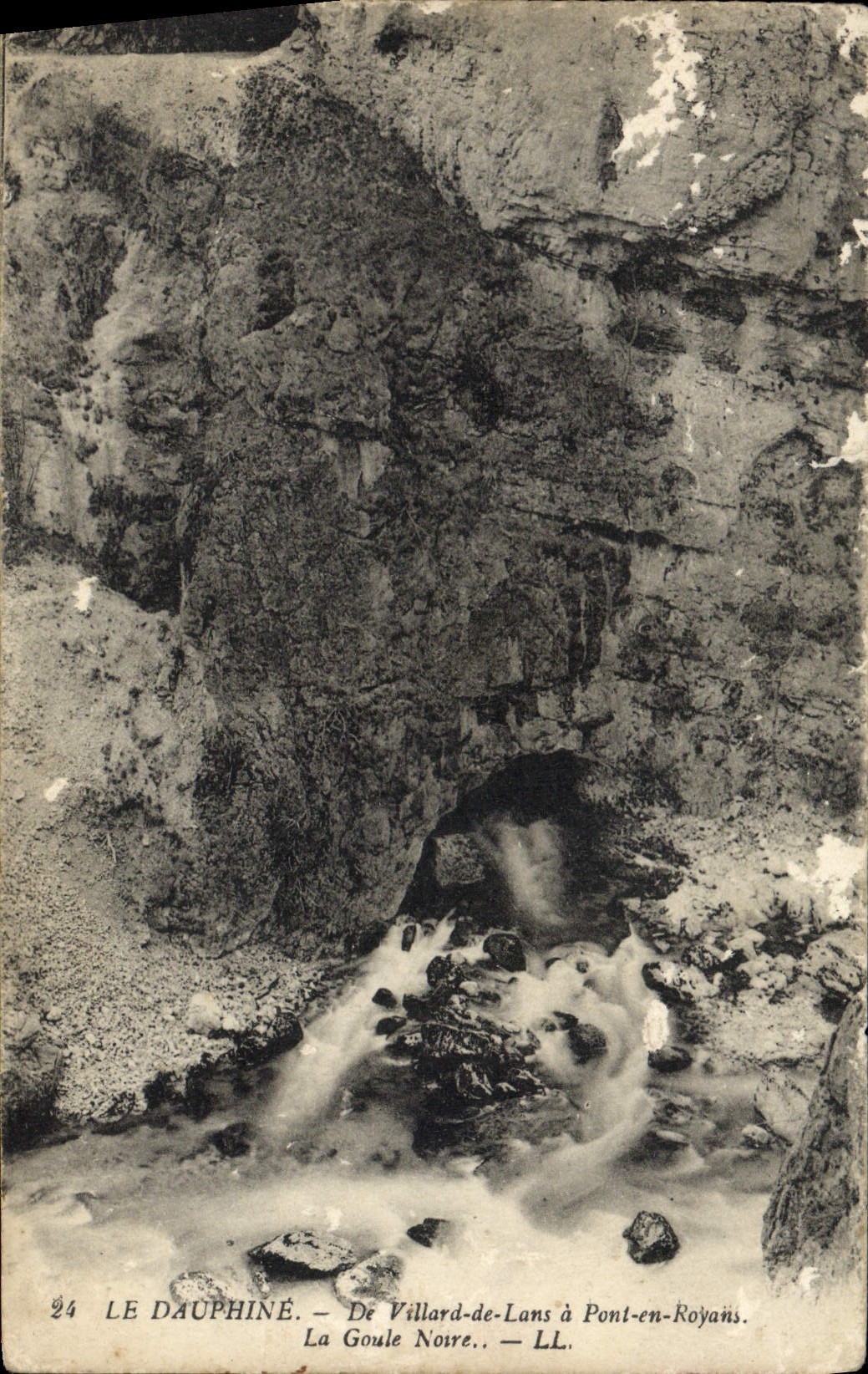 CPA Le Dauphine De Villard de Lans a Pont en Royans La goule noire 