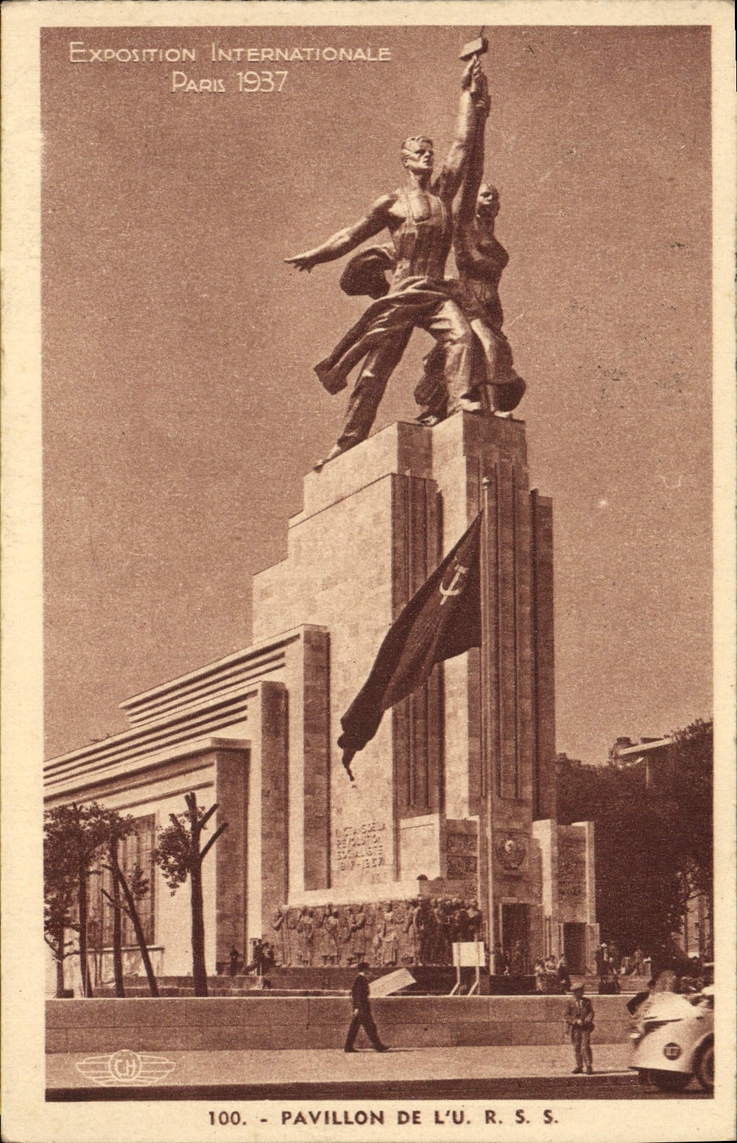 CPA Pavillon De L'URSS Paris Exposition internationale 1937 Russie Russia