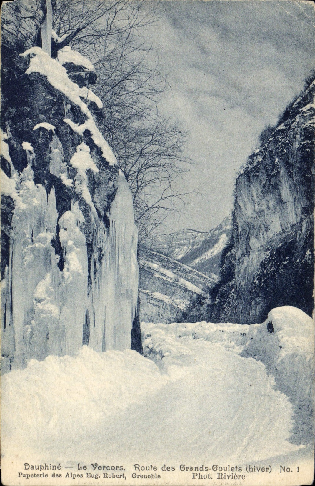CPA Dauphine Le Vercors Route Des Grands Goulets