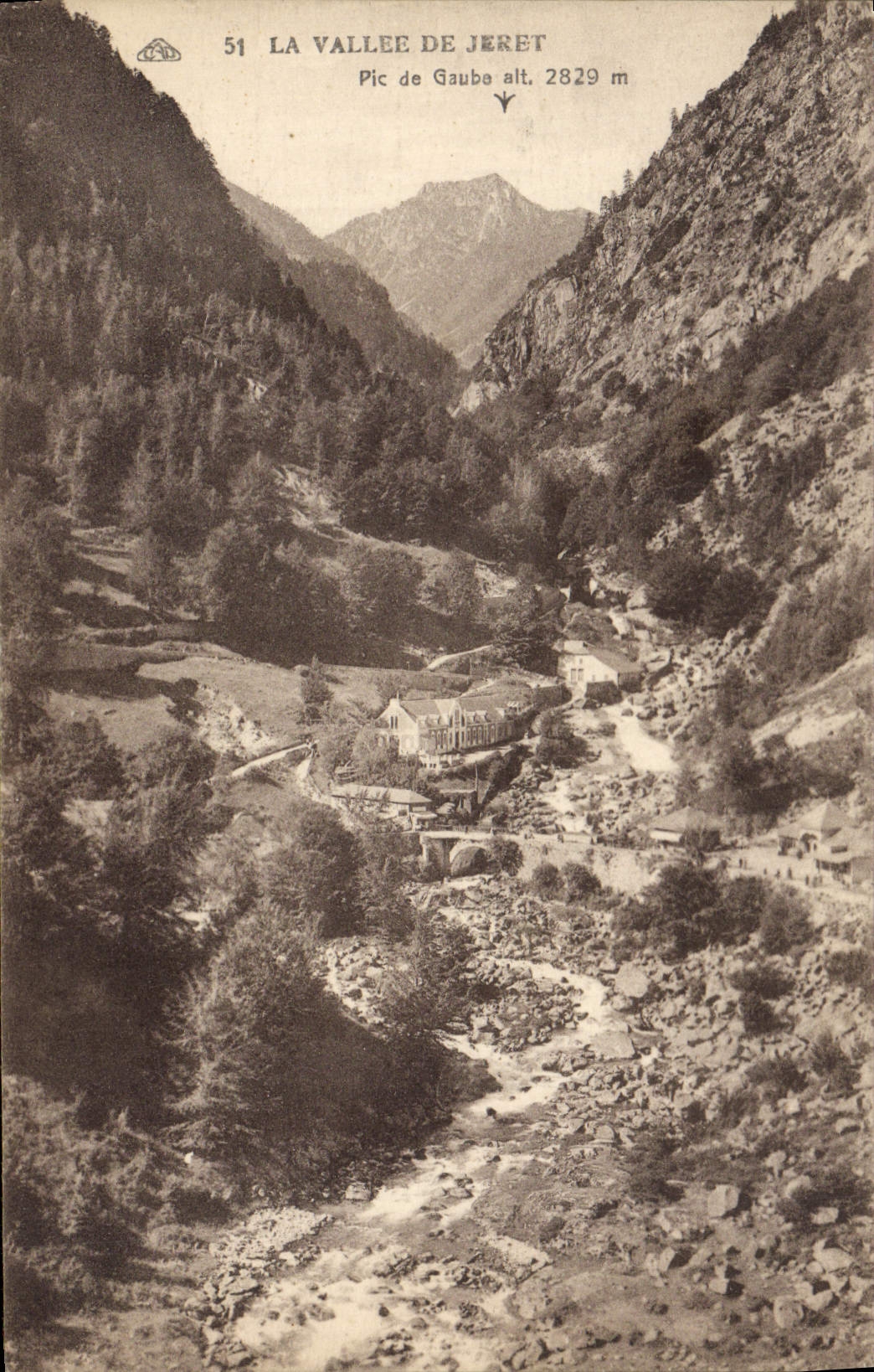 CPA La Vallee De Jeret Pic De Gaube