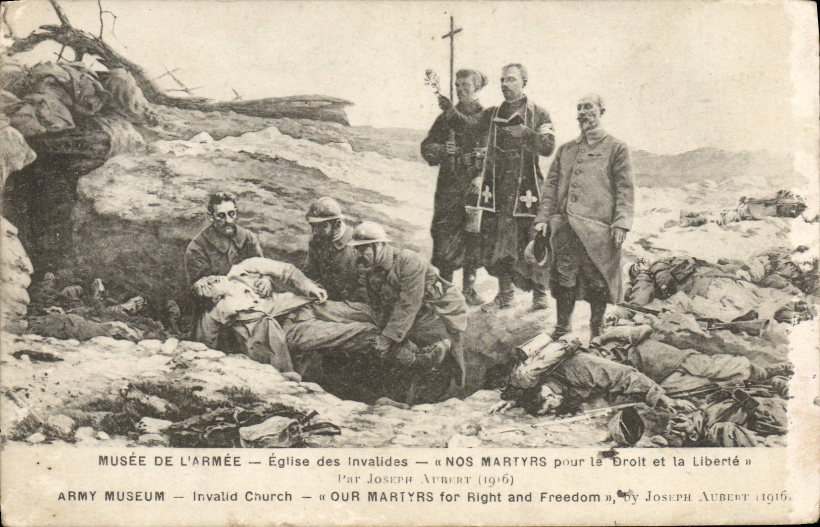 VINTAGE POSTCARD Paris Museum of the army Church of the Invalids Militaria Martyrs