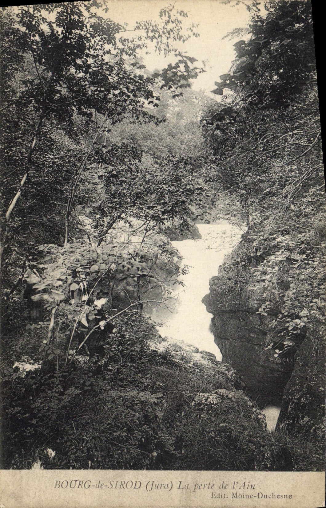 VINTAGE POSTCARD Borough De Sirod the Loss De I' Ain