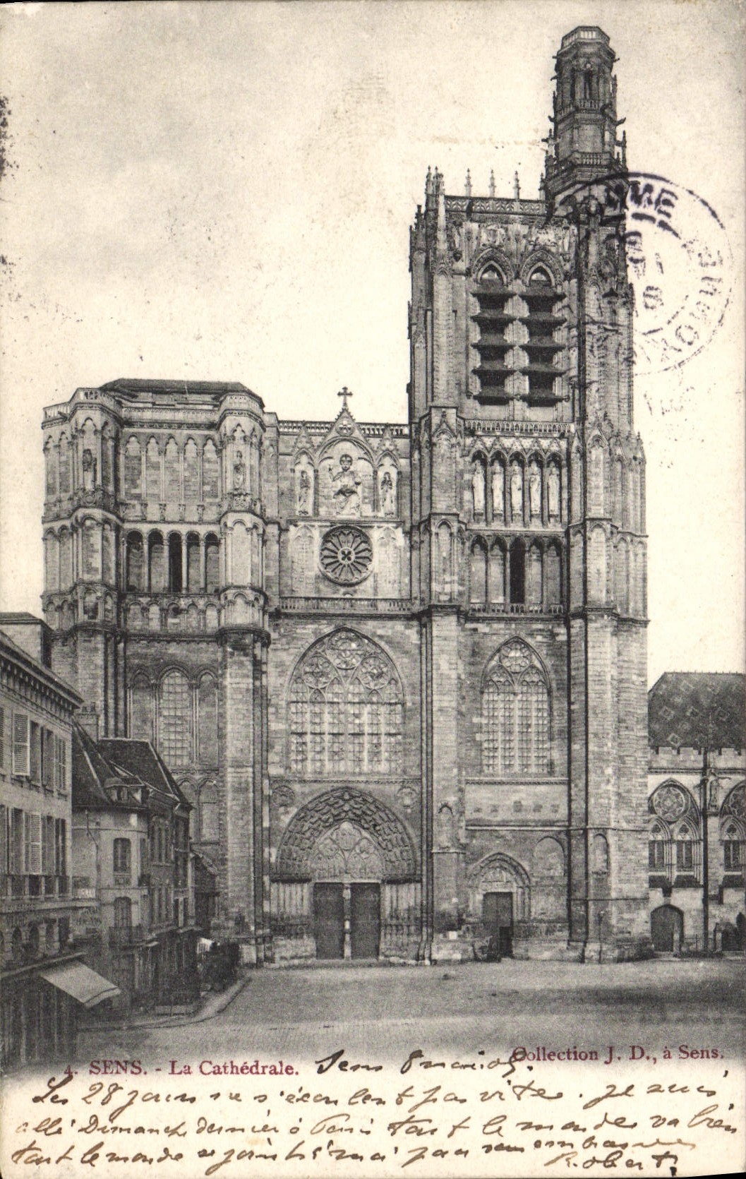 CPA Sens La Cathedrale