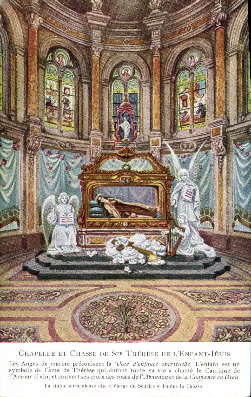 CPA Chapelle Et Chasse De Ste Therese De L'Enfant Jesus Lisieux