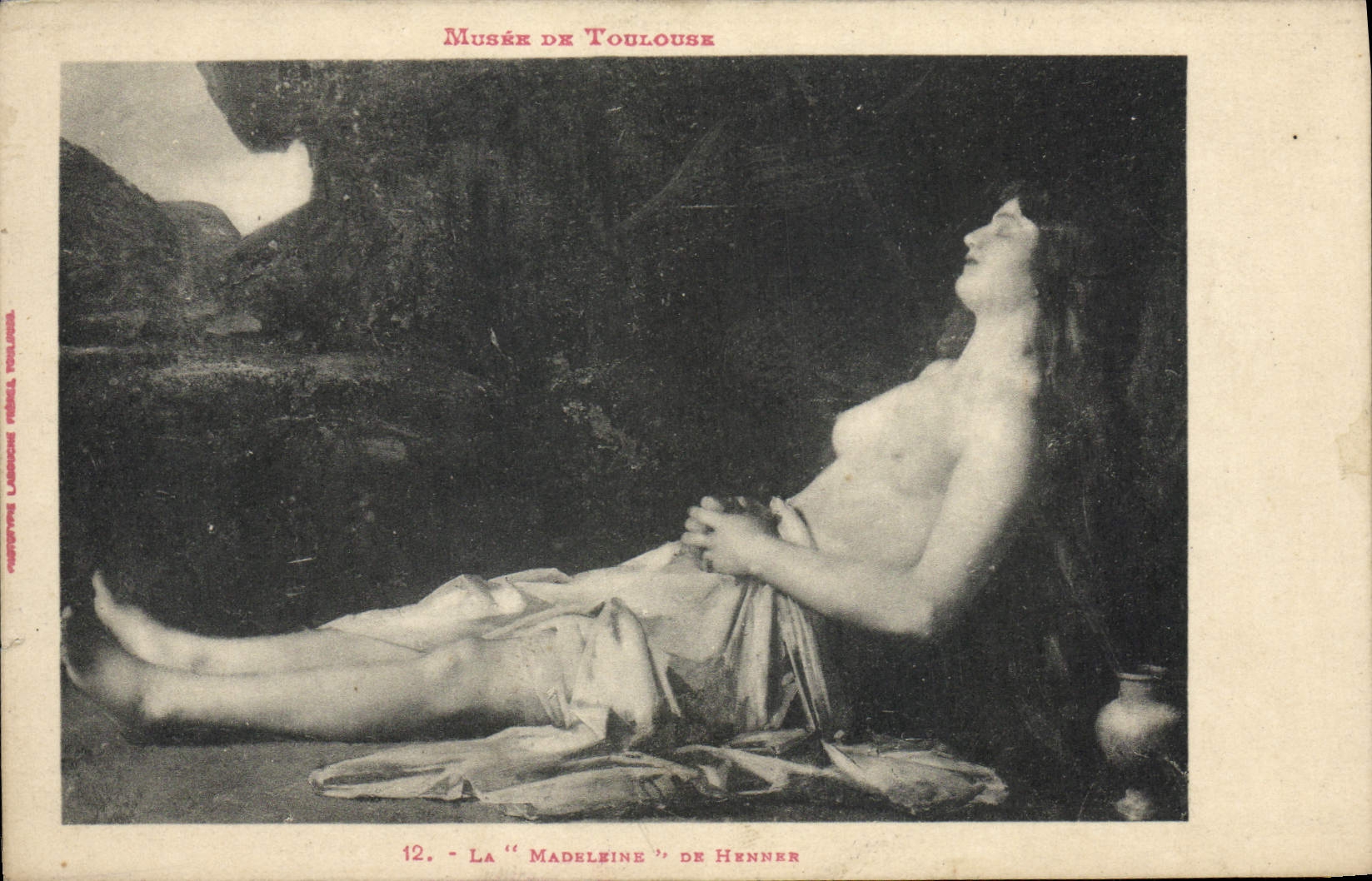 CPA Musee de Toulouse La Madeleine De Henner