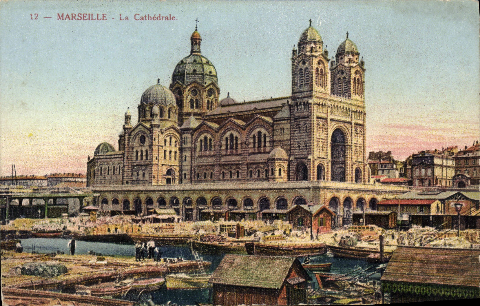 CPA Marseille La Cathedrale