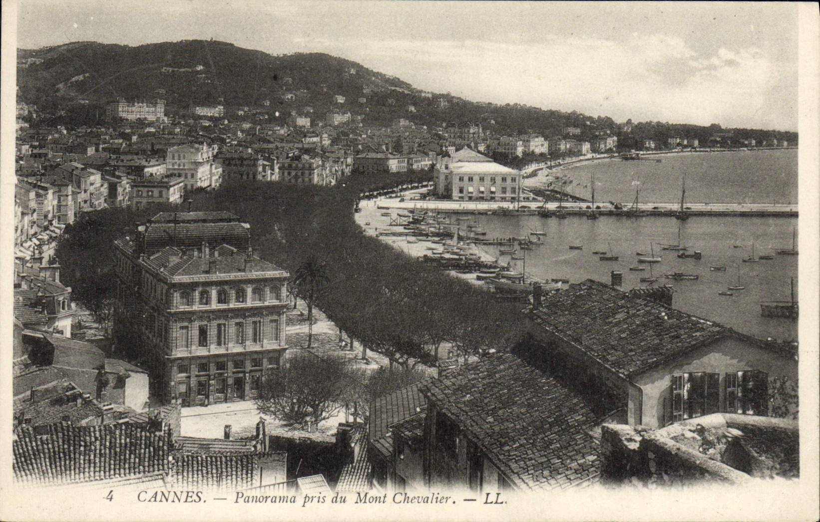 CPA Cannes Panorama Pris Du Mont Chevalier