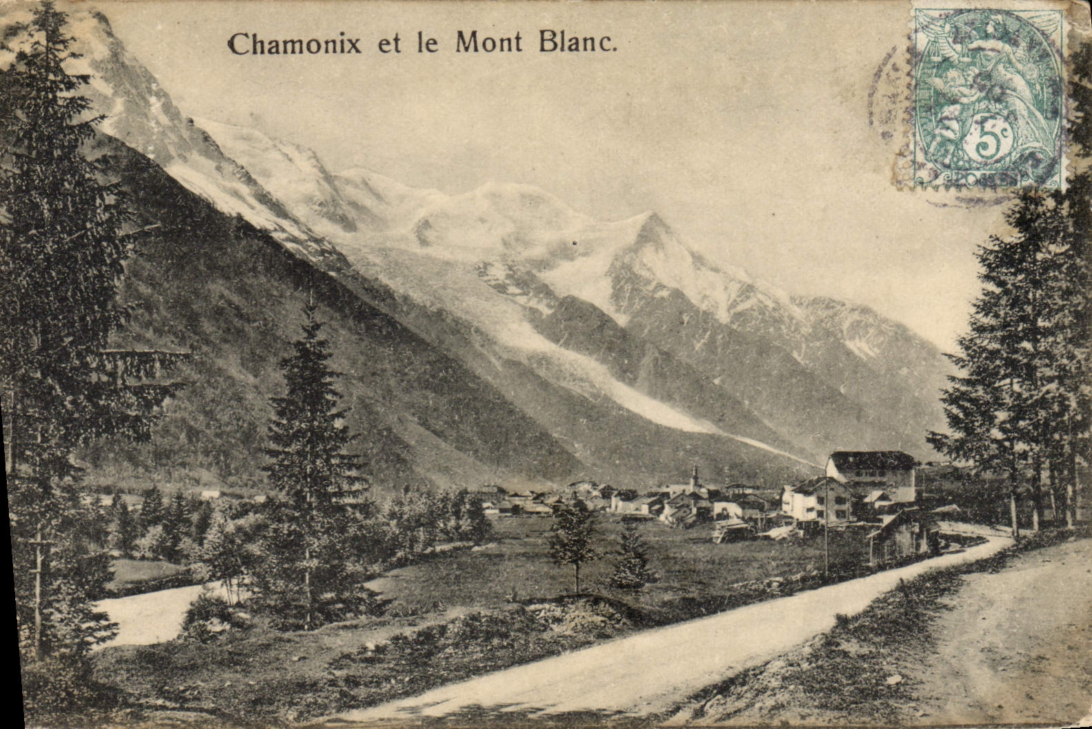 CPA Chamonix Et Le Mont Blanc