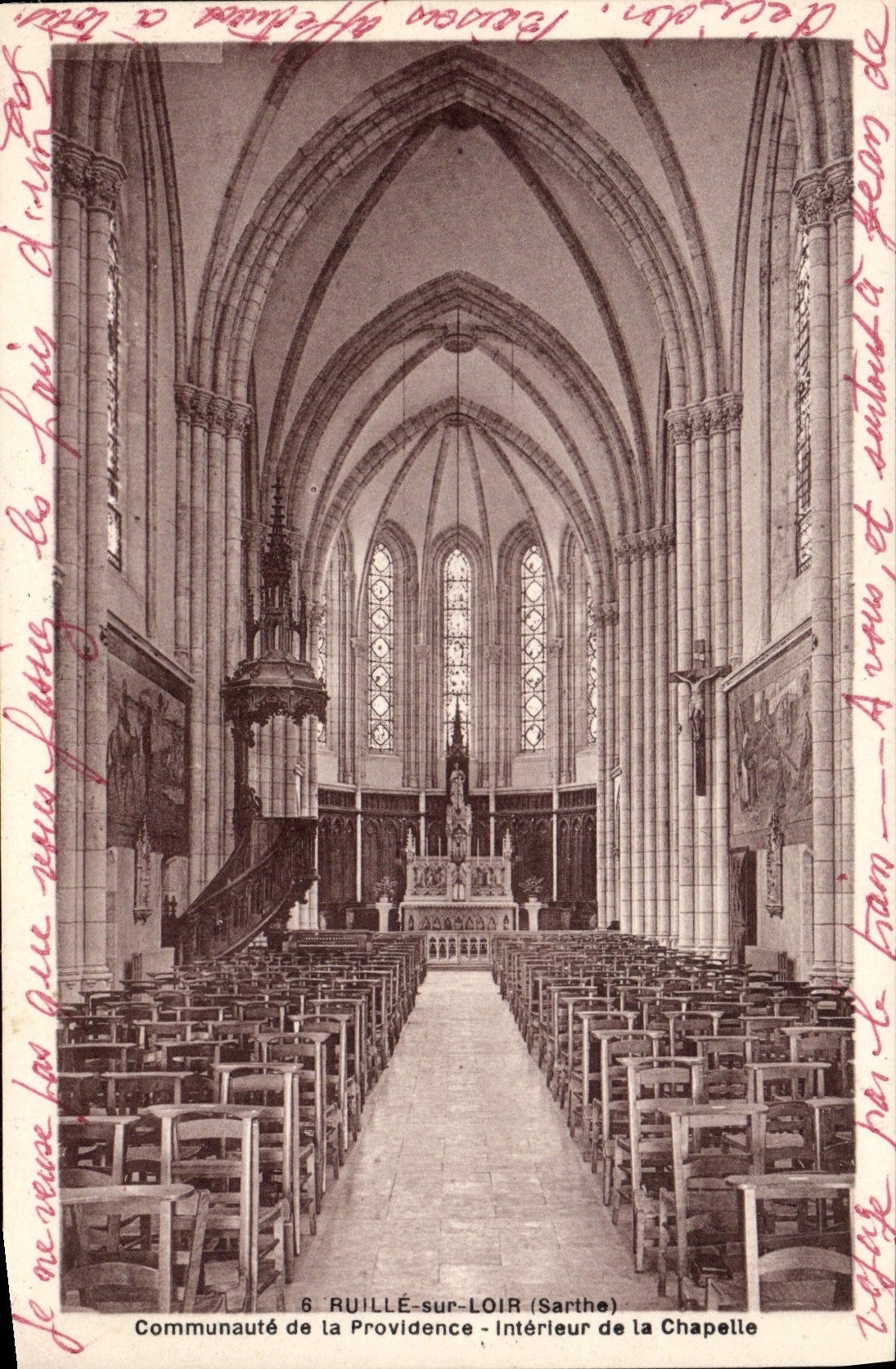 Prendederos de la POSTAL de la VENDIMIA en el Dormouse interior de Communate del Providence de la cámara acorazada