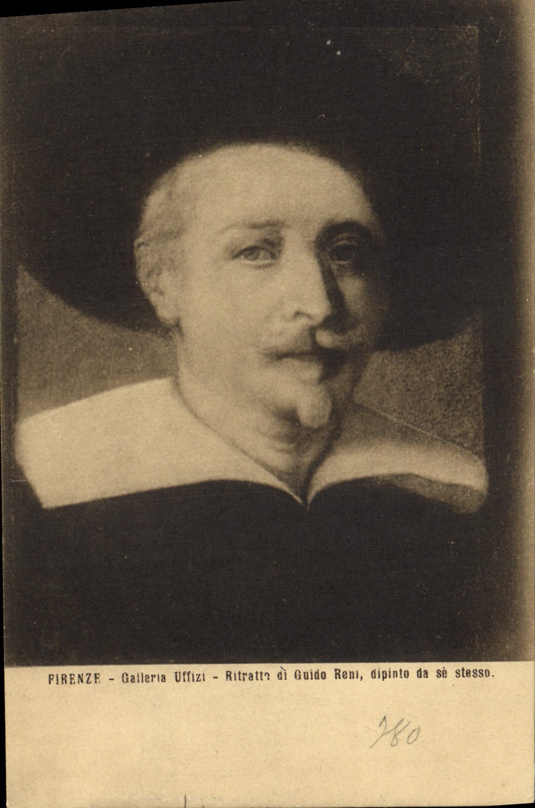 CPA Firenze Galleria Uffizi Ritratto Di Guido Reno