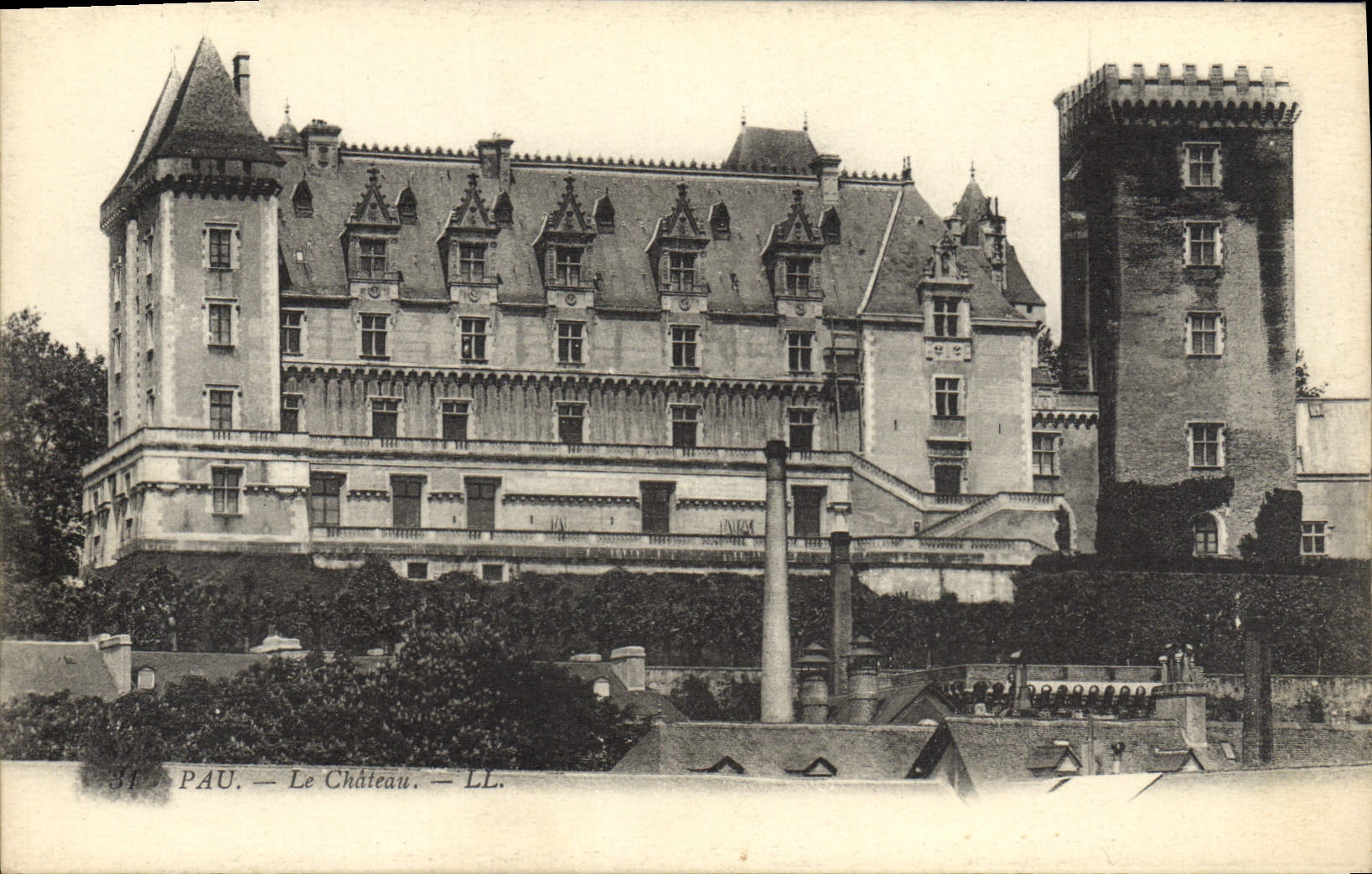 CPA Pau Le Chateau