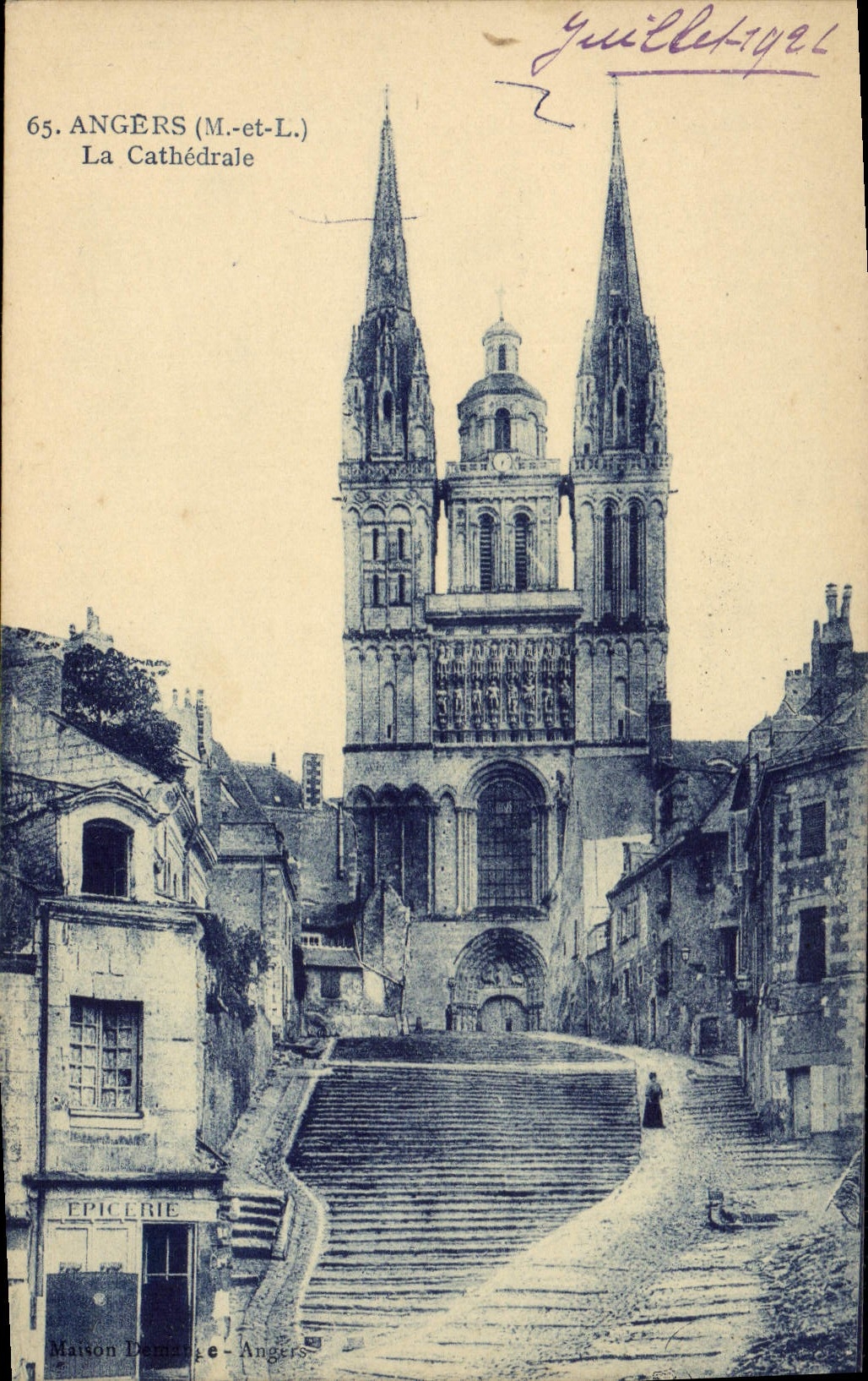 CPA Angers La Cathedrale