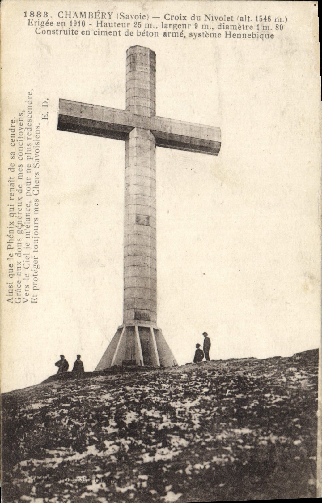 CPA Chambery Croix du Nivolet