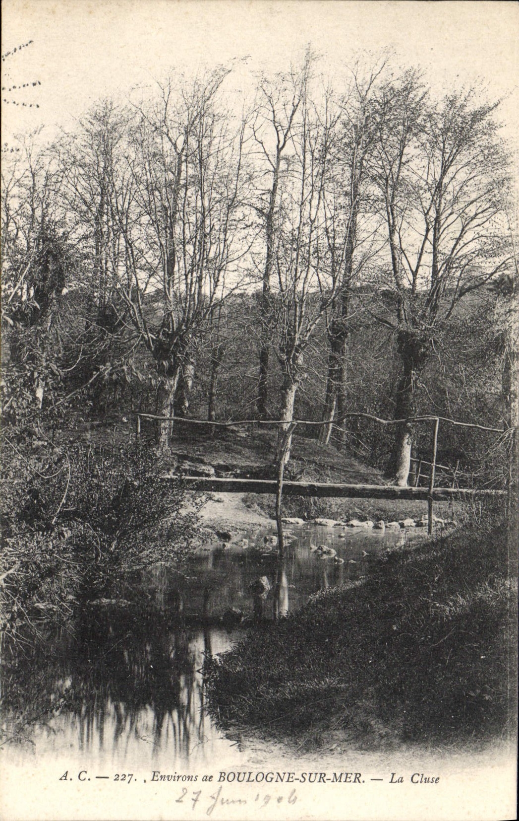 CPA Environs de Boulogne Sur Mer La Cluse