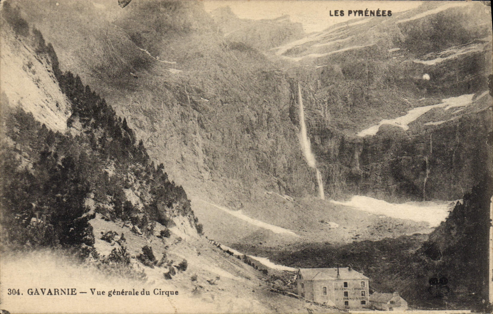 CPA Gavarnie Vue Generale du Cirque