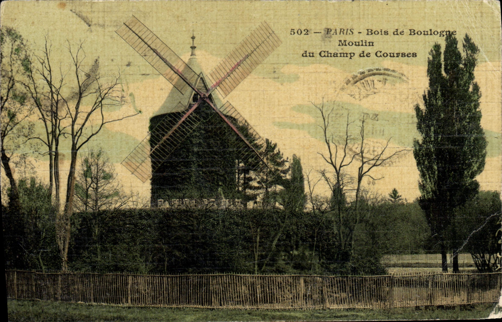 CPA Paris Bois de Boulogne Moulin du Champ de Courses