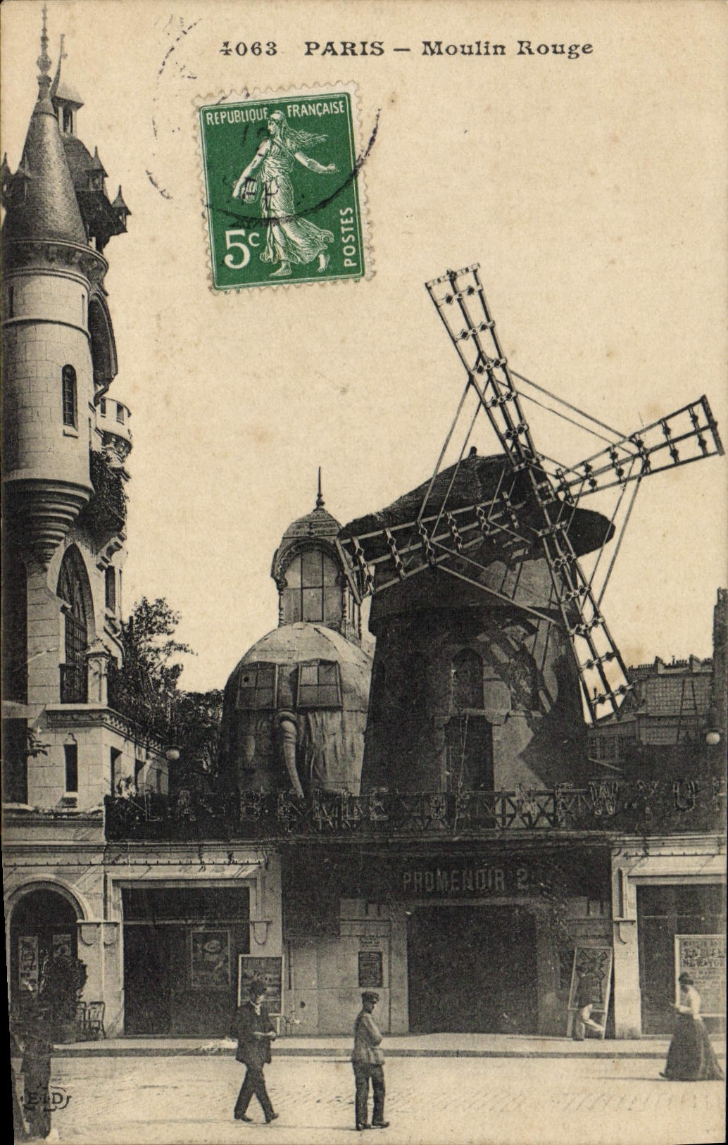 CPA Paris Le Moulin Rouge