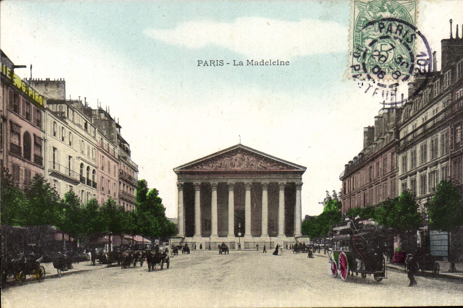 CPA Paris La Madeleine Autobus Imperial