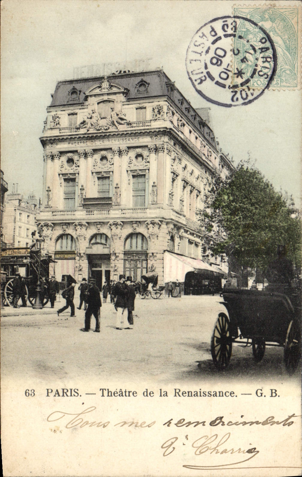 CPA Paris Theatre de la Renaissance