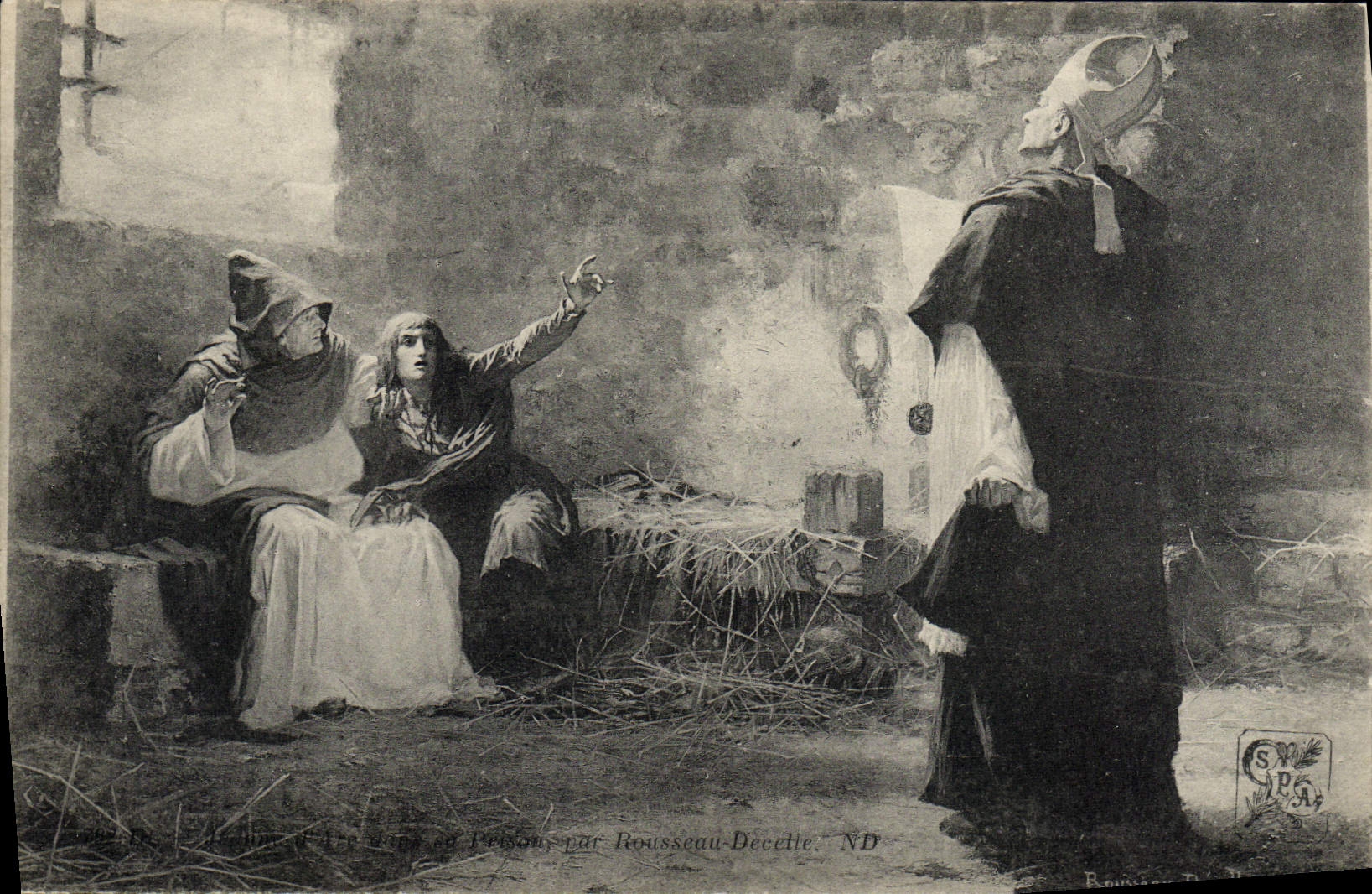 CPA Jeanne d'Arc dans sa prison Rousseau Decette