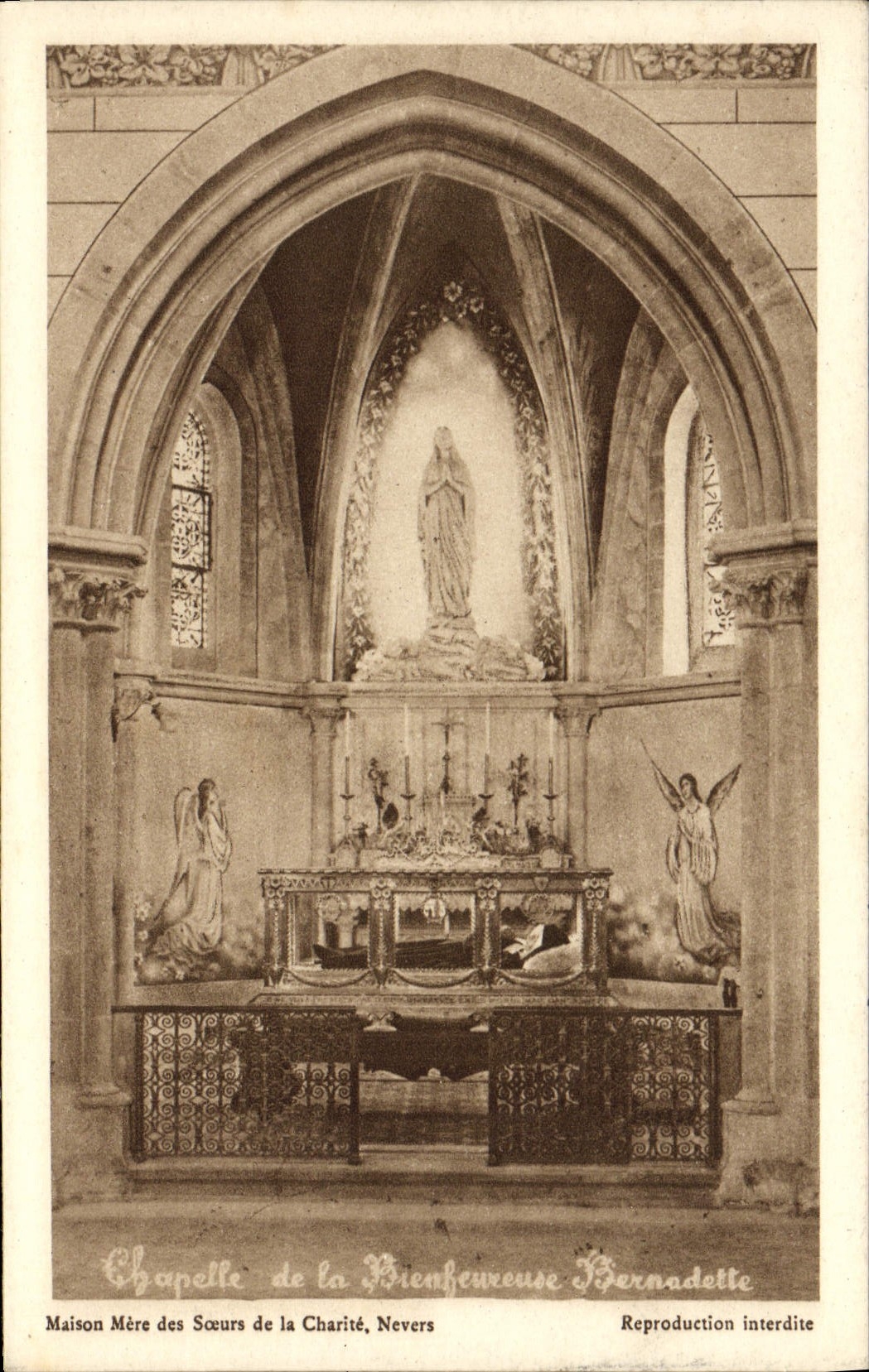 Oficina central de la POSTAL de la VENDIMIA de las hermanas de la caridad de Nevers