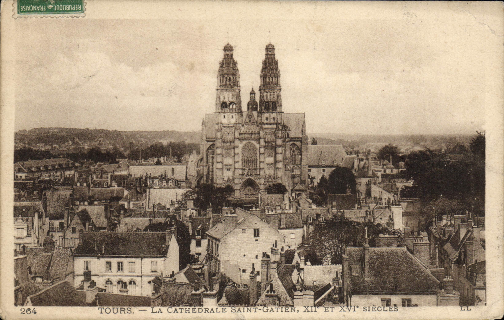 CPA Tours La Cathedrale Saint Gatien
