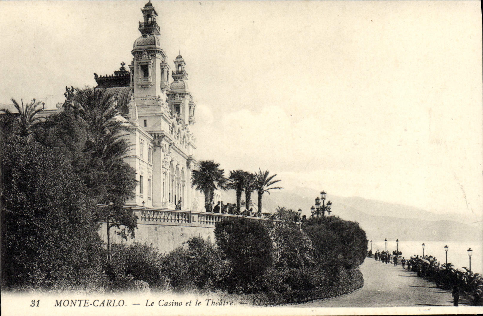 VINTAGE POSTCARD Monte Carlo the Casino and the Theater
