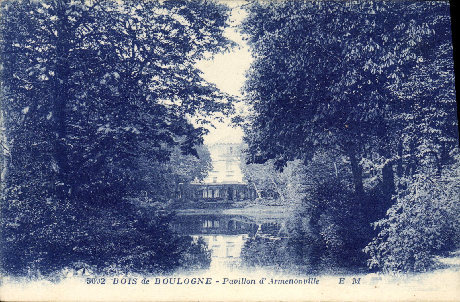CPA Bois de Boulogne Pavillon d'Armenonville