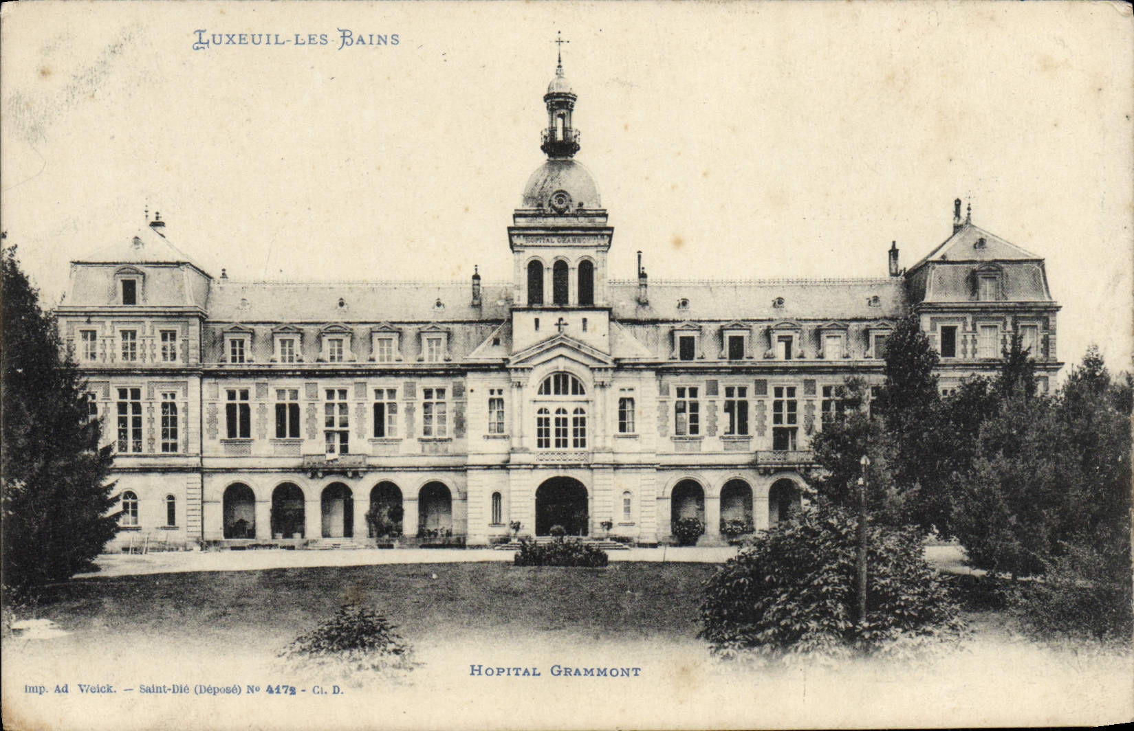 CPA Luxeuil les Bains Hopital Grammont